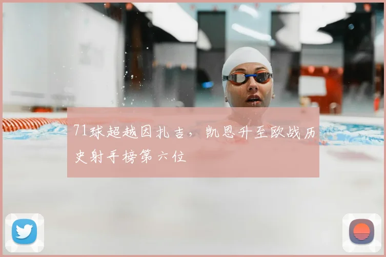71球超越因扎吉，凯恩升至欧战历史射手榜第六位